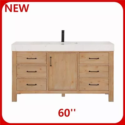 Miseno León 60  Bathroom Vanity  With Stone Top • $600