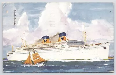 Transportation~Matson Line SS Lurline Luxury Liner~Vintage Postcard • $3.50