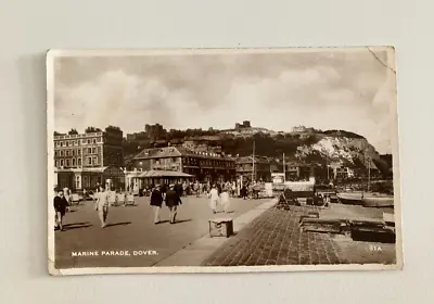 Kent RP Postcard Marine Parade Dover 31A Excel Series H69 • £3.75