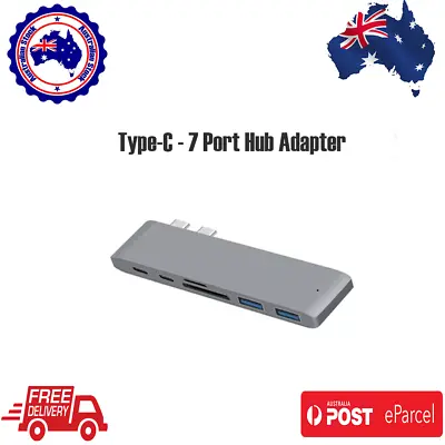 USB C USB-c Type-C HUB Adapter Dock 7-in-1 To HDMI Macbook Pro Windows PC  • $23.50