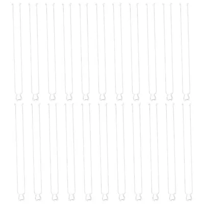 FOMIYES Pipettes Dropper 60Pcs Thick Glass Medicine Dropping Pipettes- • £13.69
