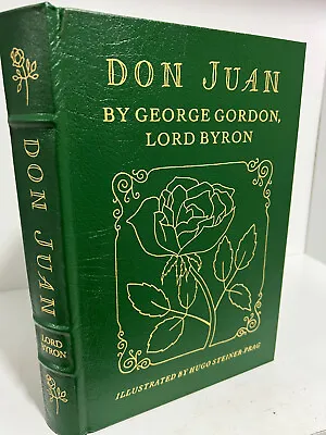 Easton Press Don Juan By George Gordon Lord Byron Famous Edition • £42.03