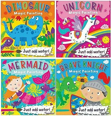 Squiggle Children's Magic Painting Books - 4 Designs  To Chose From • £4.99