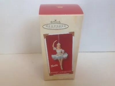 Hallmark Keepsake Ornament BARBIE As Snowflake Nutcracker Ballet W Box 2002 VGC • $19.99