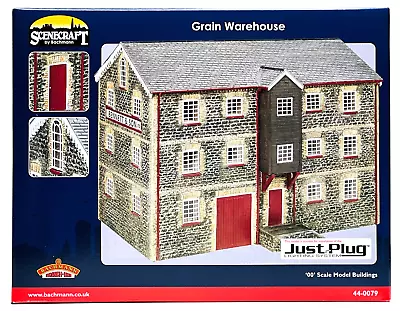 Bachmann 00 Gauge Scenecraft 44-0079 - Grain Warehouse - New Boxed • $135.97