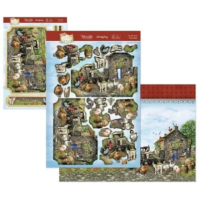 £1.99 • Buy Hunkydory On The Farm Deco Large Spring Decoupage Card Kit P&P Discount