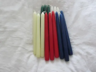 10 Inch Coloured Dinner/ Taper Candles • £2.95