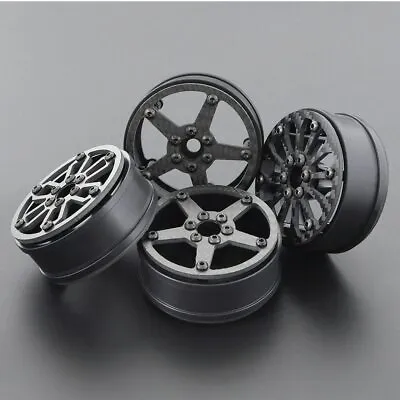 2.2inch Carbon Fiber Wheels Hub Rim For RC Crawler MOA RC4WD Bully II Axial XR10 • $45.59