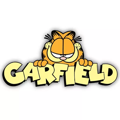 Garfield S/ Lettering  Shaped Vinyl Decal Sticker • $2.99