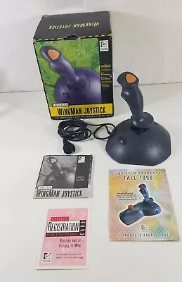 Vintage Logitech Wingman Joystick For PC & Mac Gaming Flight Stick • $29.95