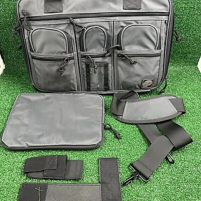 Voodoo Tactical Lap Top Bag 18  Nylon Gray Black Strap Laptop Tablet Sleeve • $70