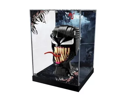 Acrylic Display Case For Lego Venom Helmet 76187 Model Set Head Only • $85.46