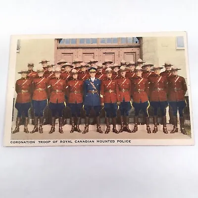 C1937 Royal Canadian Mounted Police Attending Coronation Posted Canada '41 • $6.99