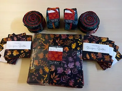 Bonfire Batiks Batik Moda Layer Cake  Jelly Roll & Charm Pack 100% Cotton • £16