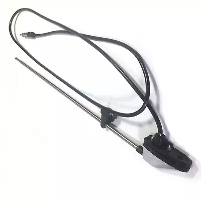 $27 • Buy Chrome Vintage Roof Fender Side Mount Car AM/FM Auto Antenna Metal Mast