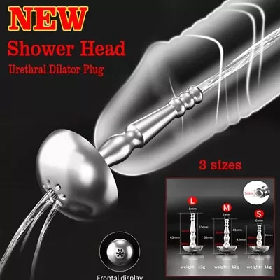 Stainless Steel Hollow Penis Urethral Stretching Expander Dilator Plug Sex Toys • $8.45