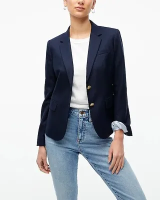 J.Crew Factory  The Original Schoolboy Blazer Navy size 4 • $51