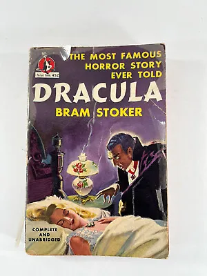Dracula Bram Stoker 1947 1st Pocket Books Vintage PB Book • $34.99