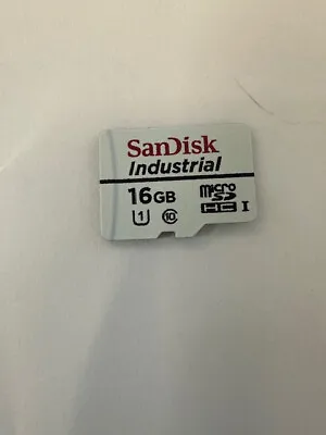 SanDisk Industrial 16GB Micro SD Memory Card Class 10 UHS-I MicroSDHC - Single • $4.99