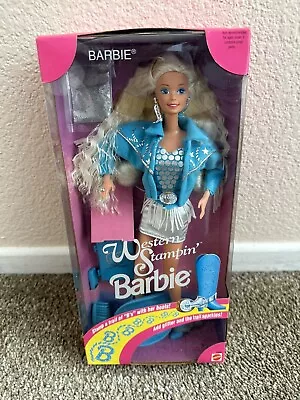 Western Stampin' Barbie Doll 1993 Mattel #10293 • $41.99