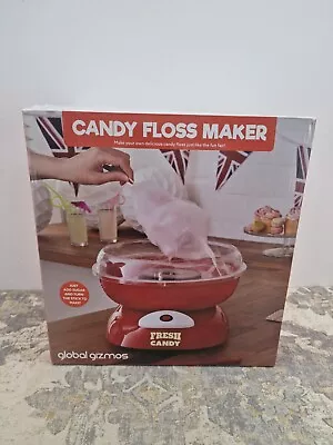 Cotton Candy Floss Maker Retro Carnival Style Red Sweet Ground • £18.95