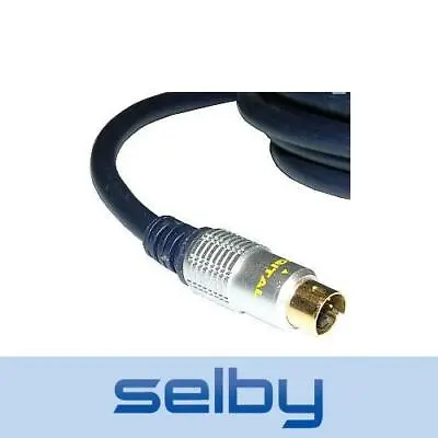 10m SVHS S-Video Video Cable Lead High Quality Gold Plated OFC DVD Home Theatre • $22
