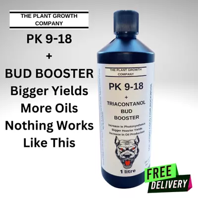 Pk 9-18 + Triacontanol Bud Booster Hydroponics Nutrients Plant Feed Food  • £19.99