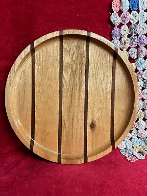 Handcrafted Extra Large Wood Serving Tray Oak And Walnut • $80