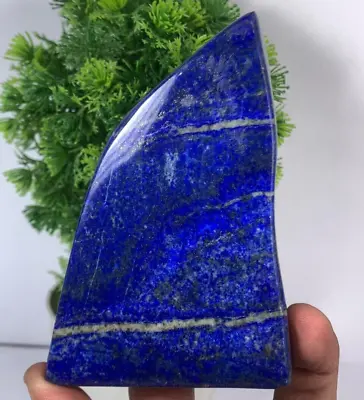 489Gram Lapis Lazuli Rough Freeform A+++ Polished Slab Crystal From Afghanistan • $59.99