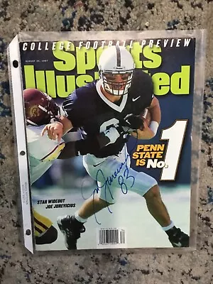 Sports Illustrated Magazine Aug 25 1997 Joe Jurevicius Autographed Penn State  • $19.99