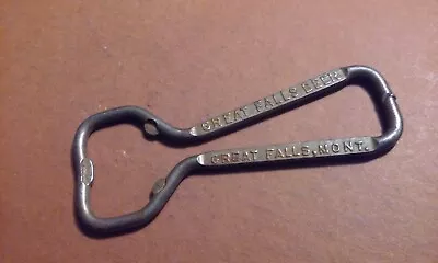 Vintage GREAT FALLS BEER Montana Metal Bottle Opener By Vaughan Chicago • $7