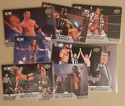 2021 Upper Deck AEW Canvas Insert Pick A Card Complete Your Collection • $1