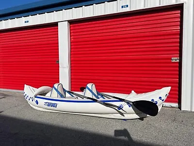 Used Sea Eagle SE- 330 2-person Kayak With 2 Paddles • $160