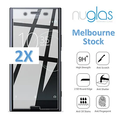 $8.95 • Buy 2x Nuglas For Sony Xperia XA X XZ XZ1 XZ2 XP Mini Compact Ultra Screen Protector