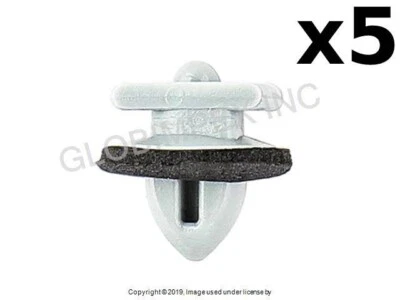 $15.55 • Buy VOLVO (1979-1993) Exterior Moulding Clip (Grey) (5) PRO PARTS + 1 YEAR WARRANTY