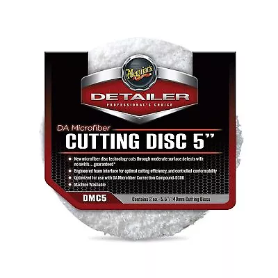 Meguiar's DMC5 DA 5  Microfiber Cutting Disc 2 Pack • $18.69