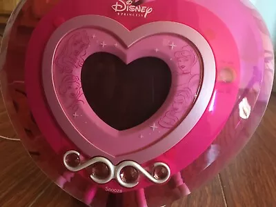 Vintage 2009 Disney Princess Heart Digital Alarm Clock AM/FM Radio • $30