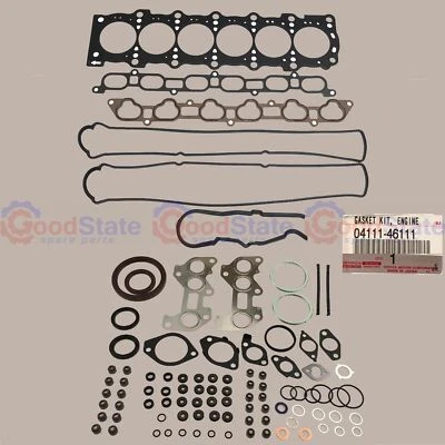 $547.83 • Buy Genuine Cresta JZX100 1JZ GTE 2.5 Petrol Complete Engine Rebuild Gasket Kit