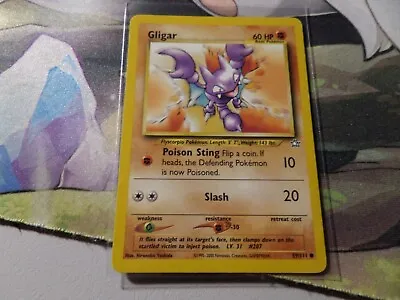 Gligar Common Pokemon Card Neo Genesis 59/111 • $5