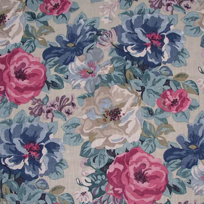 £82 • Buy 3.4 Meters X SANDERSON  Midsummer Rose  Linen Fabric Antique Rose