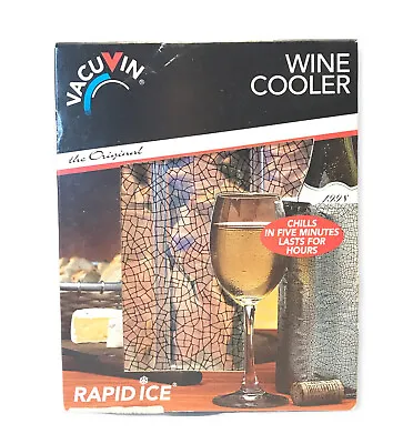 $14 • Buy NEW VacuVin Rapid Ice Wine Cooler - Chills In 5 Min, Lasts For Hours