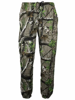 Mens Jungle Fishing/Hunting Camouflage Fleece Jogging Bottoms Trouser M - 5XL  • £11.90