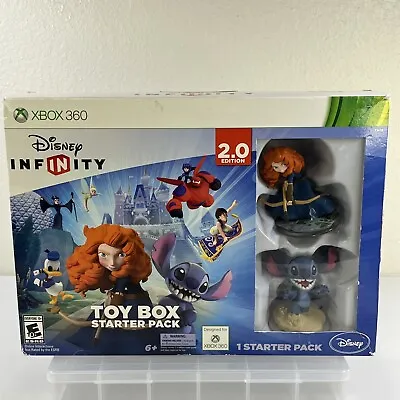 Xbox 360 Disney Infinity Toy Box Starter Pack 2.0 Edition Stitch & Merida! • $13.50