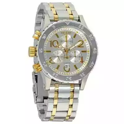 Nixon Men's 38-20 Silver Dial Chronograph Watch A404-2187-00 • $90