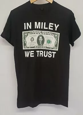  Miley Cyrus Bangerz In Miley We Trust Concert Tour Shirt Graphic Tee Size Small • $17.99