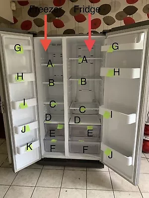 £15 • Buy RSH1NHMH Samsung American Fridge Freezer Parts