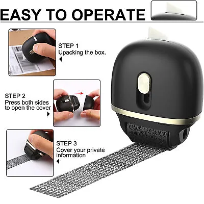 1pcs Identity Theft Protection Roller Stamp Guard Privacy ID Confidential Data • £9.60