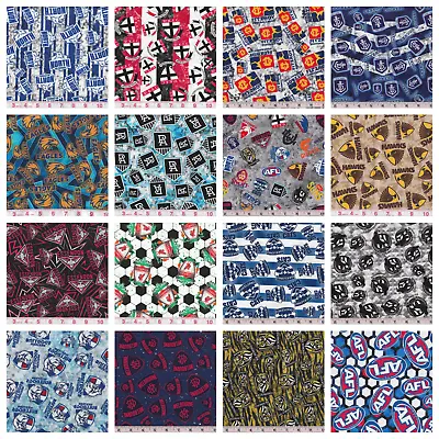 Fabric~football~aussie Rules~fat Quarters~woven Quilting Cotton~20 + Designs • $8.99