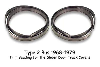 Vw Type 2 Bus 1968-1979 Baywindow Sliding Door Track Beading Set Pair • $18