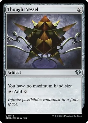 Thought Vessel - 0414 - Uncommon - Commander Masters CMM MTG • $3